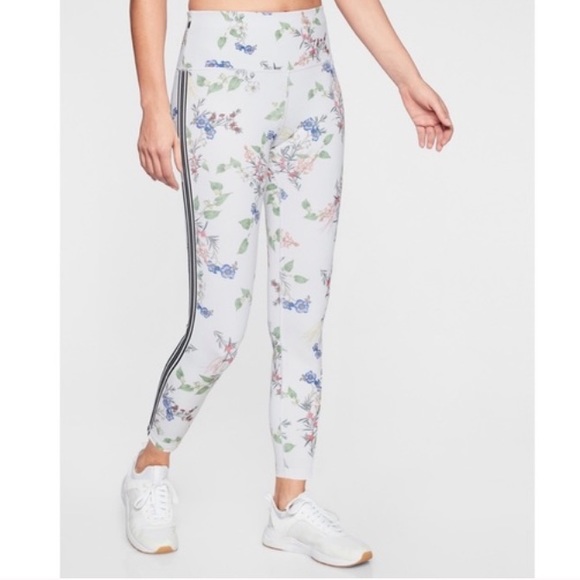 Athleta Pants - Athleta | Contender Blossom Legging Floral Stripe
